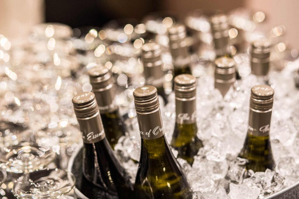 Elephants Delicatessen bottles of wine on ice