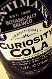 Curiosity Cola label