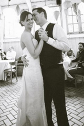 couple dancing at a movie