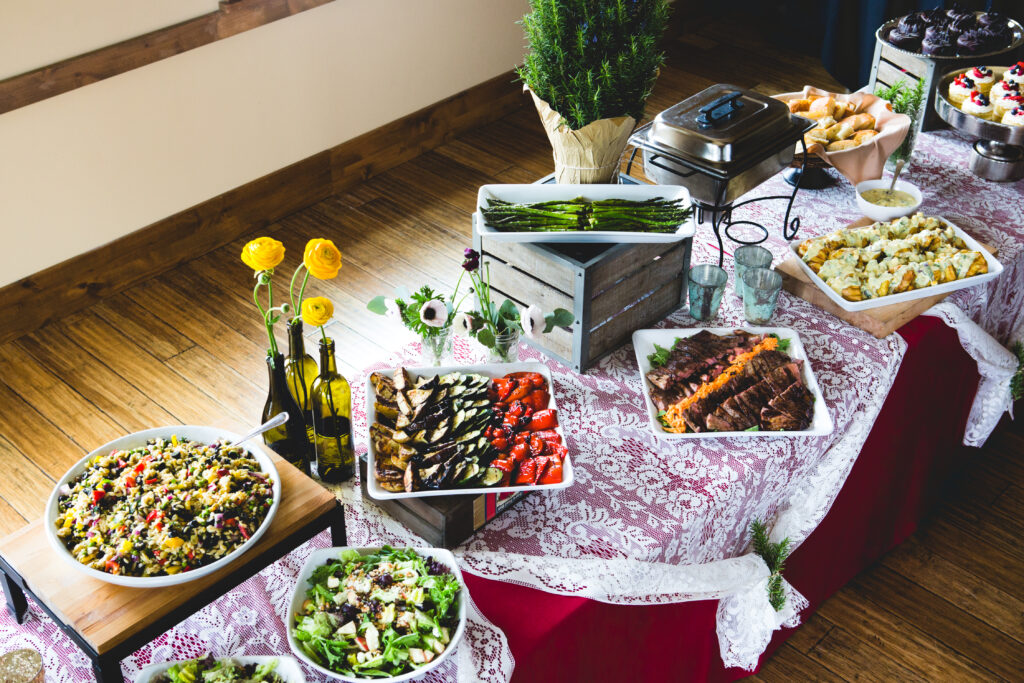 catering full service setup