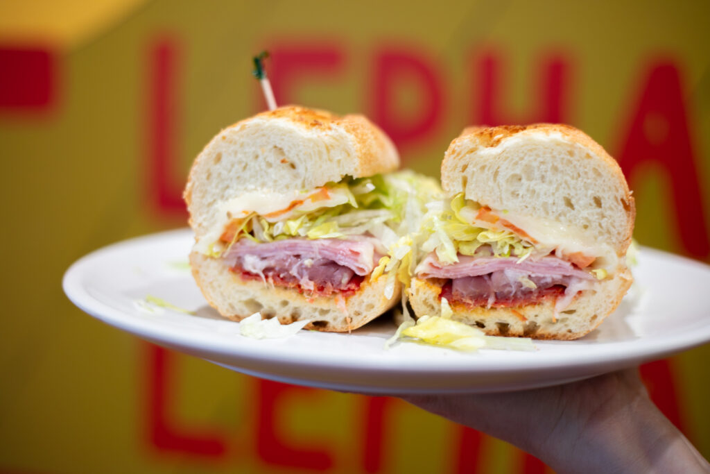 a photo of the Italian sandwich from Elephants Deli
