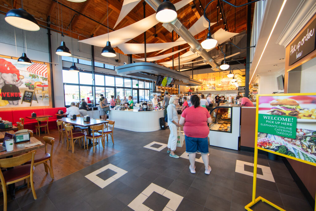 Interior photo of Elephants on Cedar Hills