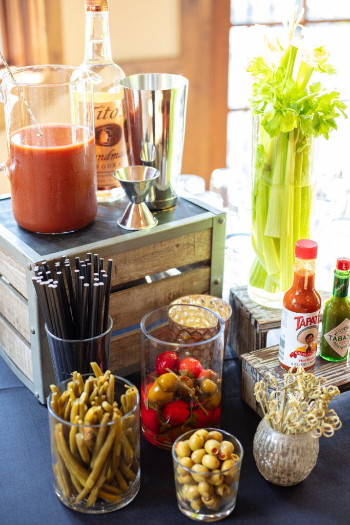 The Corbett Room - bar setup inside Elephants on Corbett