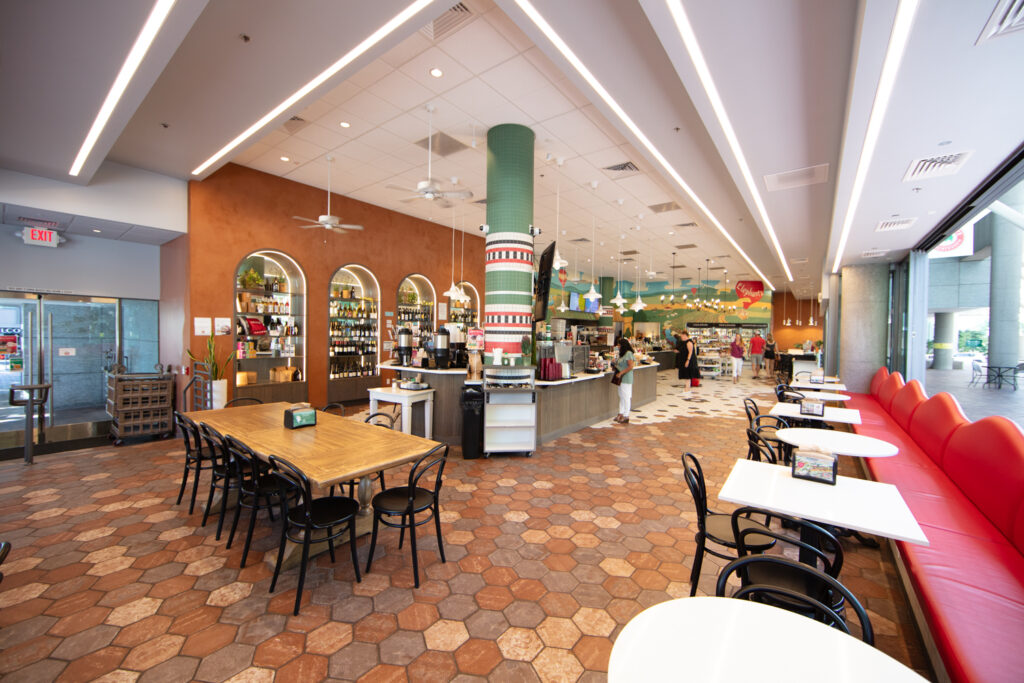 Interior shot of Elephants at World Trade Center