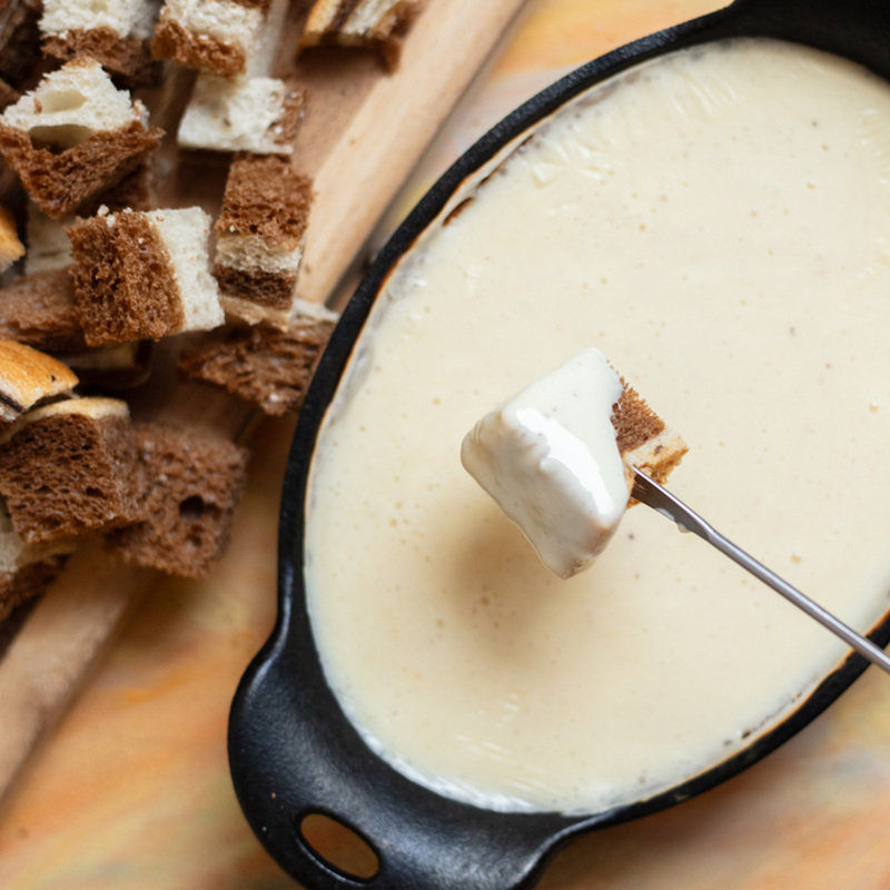 a photo of fondue from Elephants Delicatessen