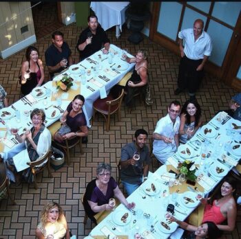 Summer Wine Down event in the Garden Room